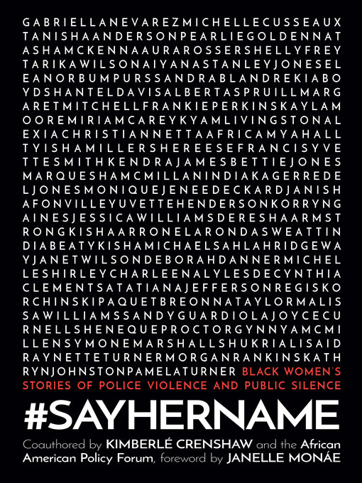 Title details for #SayHerName by Kimberlé Crenshaw - Wait list